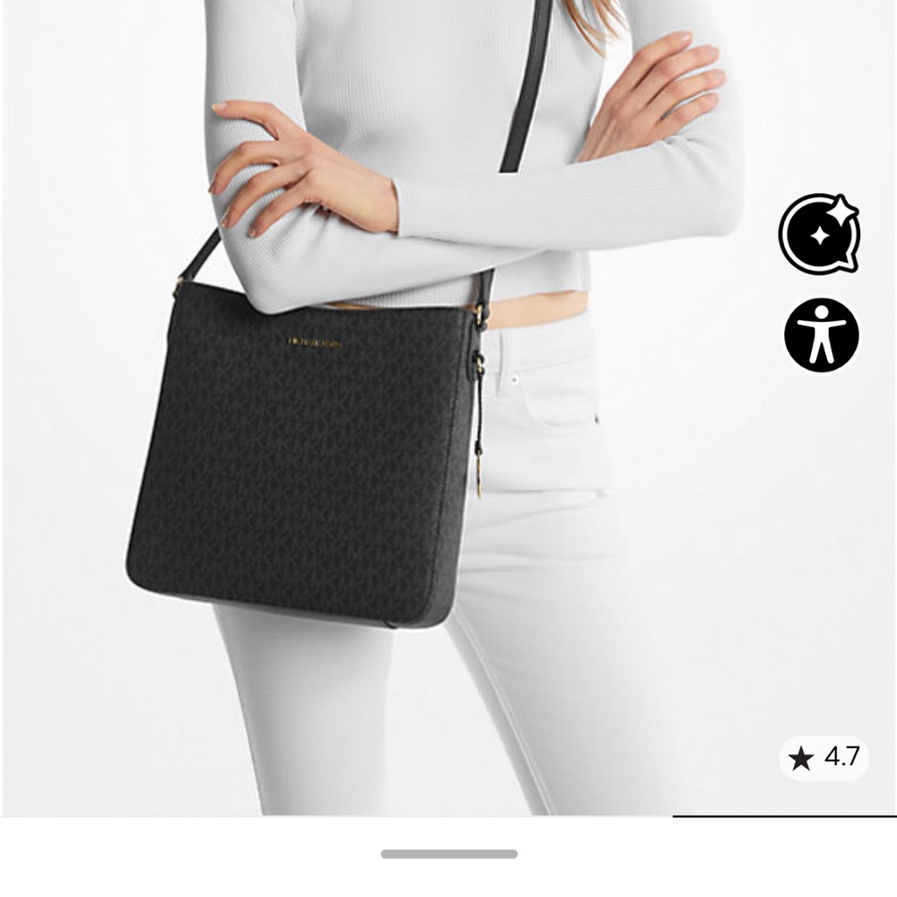Michael Kors Logo Messenger Bag
